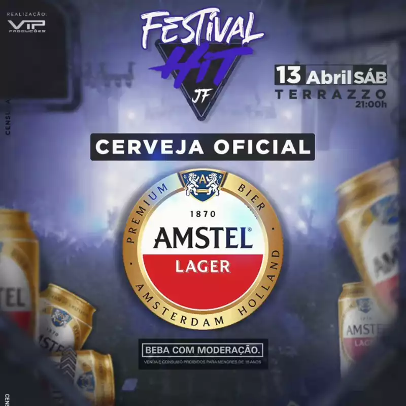 cerveja oficial - Festival Hit JF